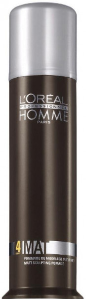 L'Oréal Professionnel Homme Mat Sculpting Pomade (Force 4) 80 ml