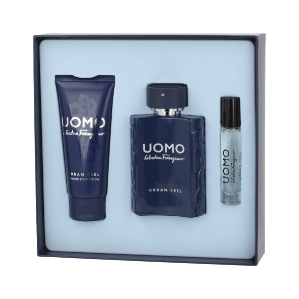 Salvatore Ferragamo Uomo Urban Feel EDT 100 ml + EDT MINI 10 ml + SG 100 ml