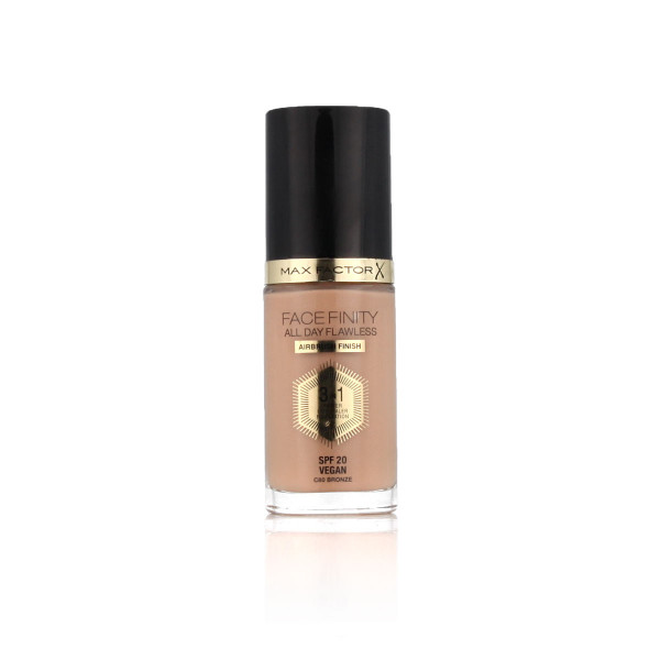 Max Factor All Day Flawless 3 in 1 Facefinity Foundation Make-Up SPF 20 (Bronze 80) 30 ml