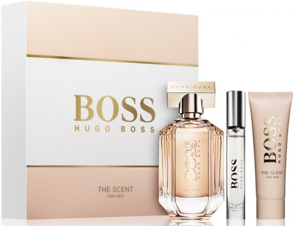 Hugo Boss Boss The Scent For Her EDP 100 ml + EDP MINI 7.4 ml + BL 50 ml