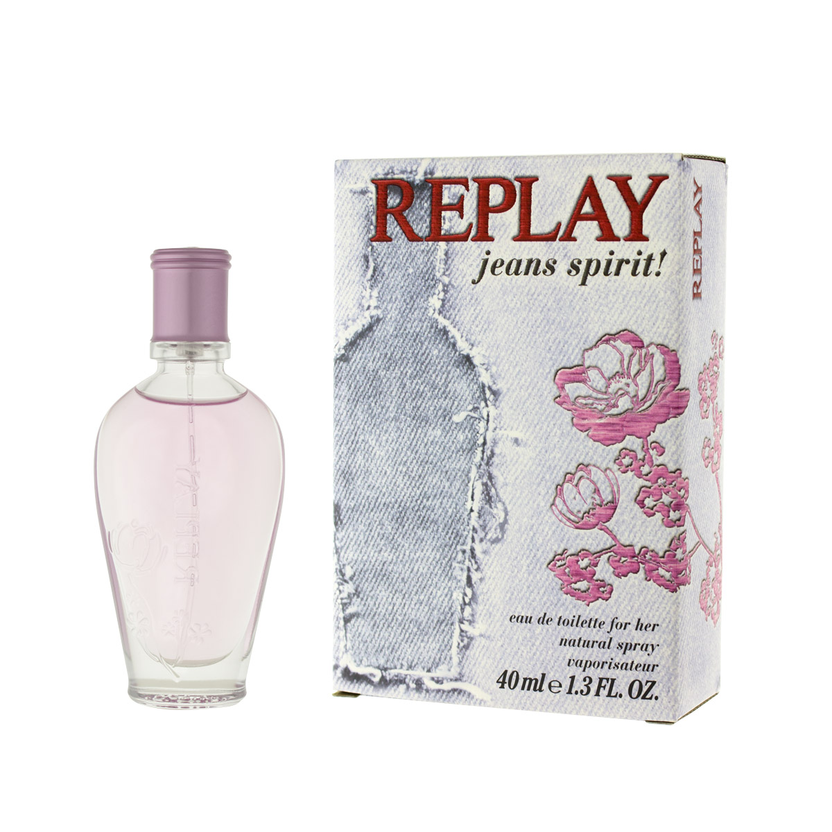 Parfum Replay Jeans Spirit! - Eau De Toilette Femme 40ml Neuve Originale
