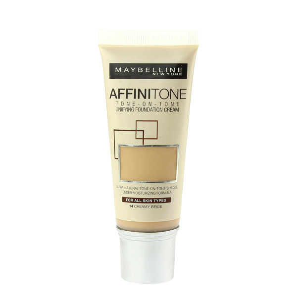 Maybelline Affinitone Unifying Foundation Cream (14 Creamy Beige) 30 ml