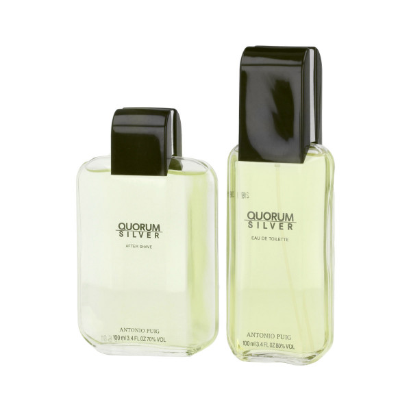 Antonio Puig Quorum Silver EDT 100 ml + AS 100 ml