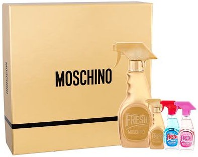 Moschino Gold Fresh Couture EDP 50 ml + EDP 5 ml + EDT Fresh 5 ml + EDT Fresh Pink 5 ml