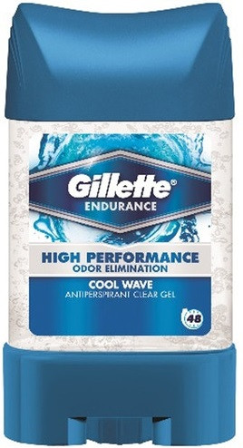 Gillette High Performance Cool Wave Antiperspirant Clear Gel 70 ml