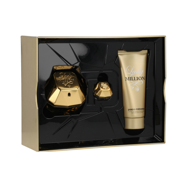 Paco Rabanne Lady Million EDP 80 ml + EDP 5 ml + BL 100 ml