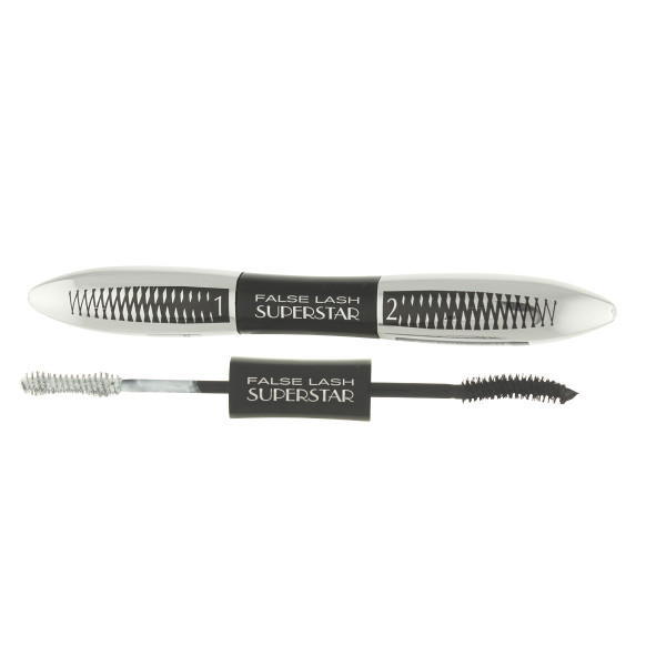 L'Oréal Paris False Lash Superstar Mascara (Black) 2 x 6,5 ml