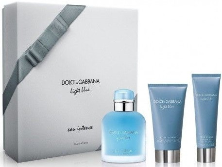 Dolce & Gabbana Light Blue Eau Intense Pour Homme EDP 100 ml + SG 50 ml + ASB 75 ml