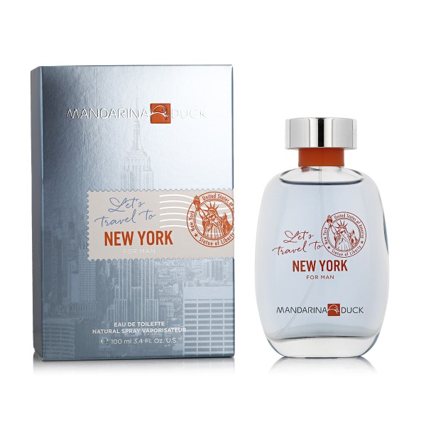 Mandarina Duck Let's Travel To New York for Men Eau De Toilette 100 ml