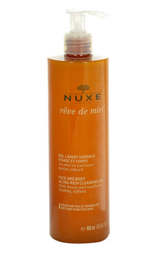 Nuxe Paris Rêve de Miel Face and Body Cleansing Gel 400 ml