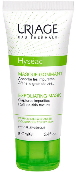 Uriage Eau Thermale Hyseac Peeling Maske Misch-Bis Fettige Haut 100 ml