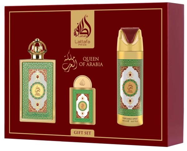 Lattafa Pride Queen Of Arabia EDP 100 ml + EDP 20 ml + DEO VAPO 200 ml