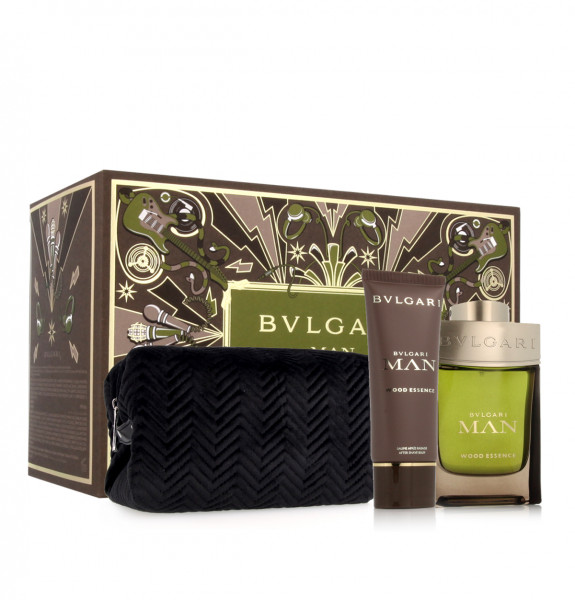 Bvlgari Man Wood Essence EDP 100 ml + ASB 100 ml + Kosmetiktasche