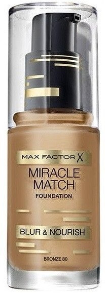 Max Factor Miracle Match Foundation Make-up (80 Bronze) 30 ml