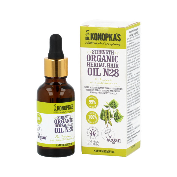 Dr. Konopka's Strength Organic Herbal Hair Oil N28 30 ml