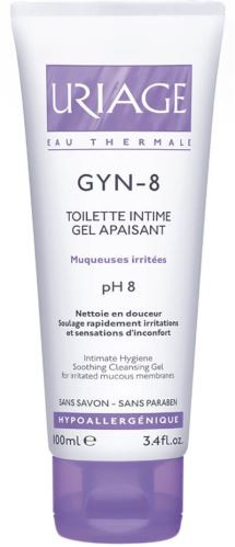 Uriage Eau Thermale Gyn-8 Soothing Cleansing Gel Intimate Hygiene 100 ml