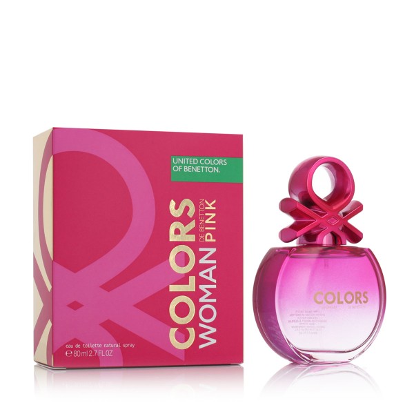 Benetton Colors For Women Pink Eau De Toilette 80 ml