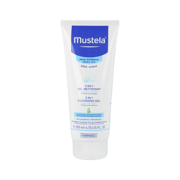 Mustela Bébé 2 In 1 Cleansing Gel (Normal Skin) 200 ml