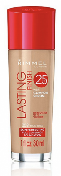 Rimmel London Lasting Finish 25H Foundation (203 True Beige) 30 ml