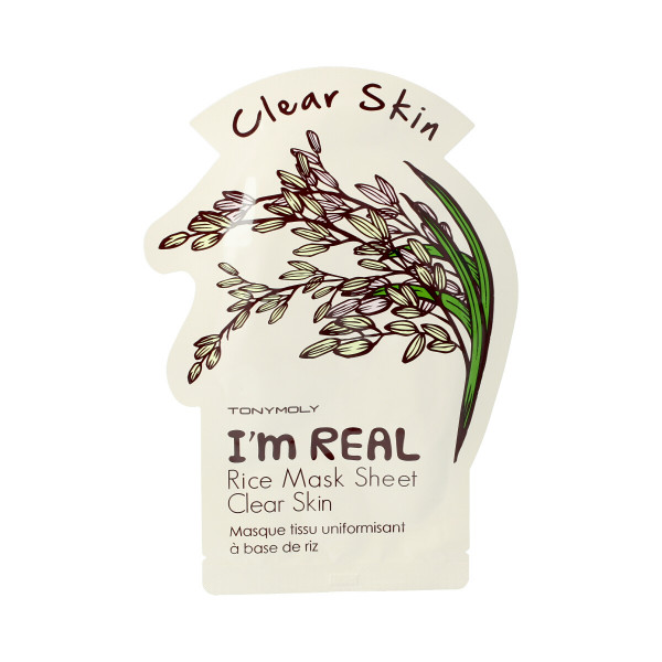 Tonymoly Clear Skin I'm Real Rice Mask Sheet 21 ml