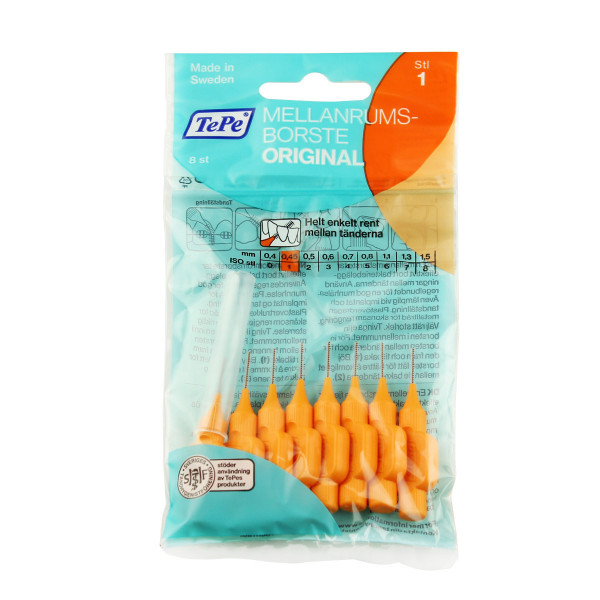 TePe Original Interdental Brushes 0,45 mm 8 Stück