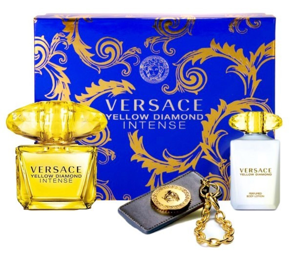 Versace Yellow Diamond Intense EDP 90 ml + BL 100 ml + Taschenanhänger