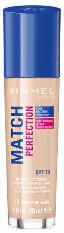 Rimmel London Match Perfection (010 Light Porcelain) 30 ml