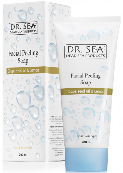 Dr. Sea Grapeseed Oil & Lemon Facial Peeling Soap 200 ml