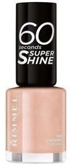 Rimmel London 60 Seconds Super Shine Nail Polish (500 Caramel Cupcake) 8 ml