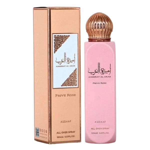 Asdaaf Ameerat Al Arab Prive Rose Bodyspray 150 ml