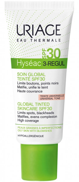 Uriage Hyséac 3-Regul Global tinted SkinCare SPF 30 40 ml