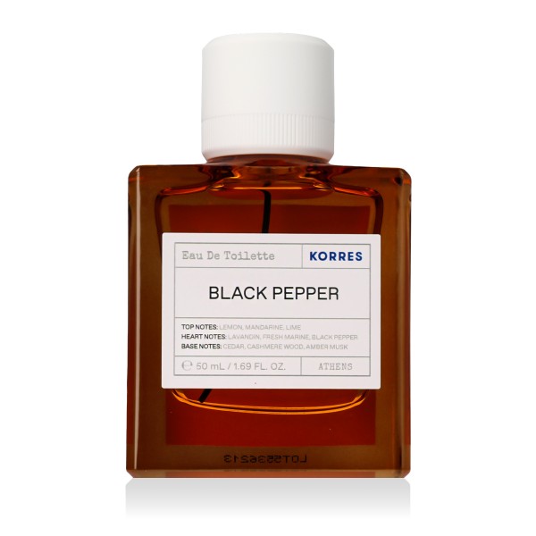 Korres Black Pepper Eau De Toilette 50 ml