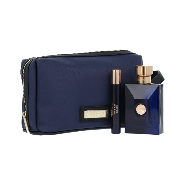Versace Pour Homme Dylan Blue EDT 100 ml + EDT MINI 10 ml + Kosmetiktasche