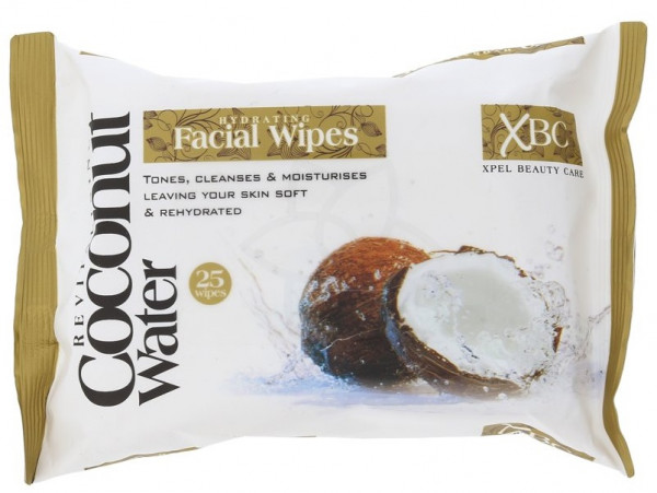 XPEL Feuchtigkeitsspendende Kokosnuss Gesichtstücher 25 Stck