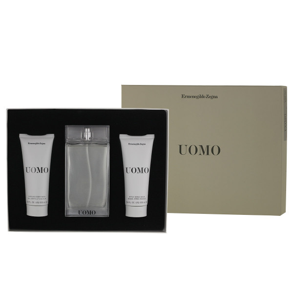 Ermenegildo Zegna Uomo EDT 100 ml + ASB 100 ml + SG 100 ml