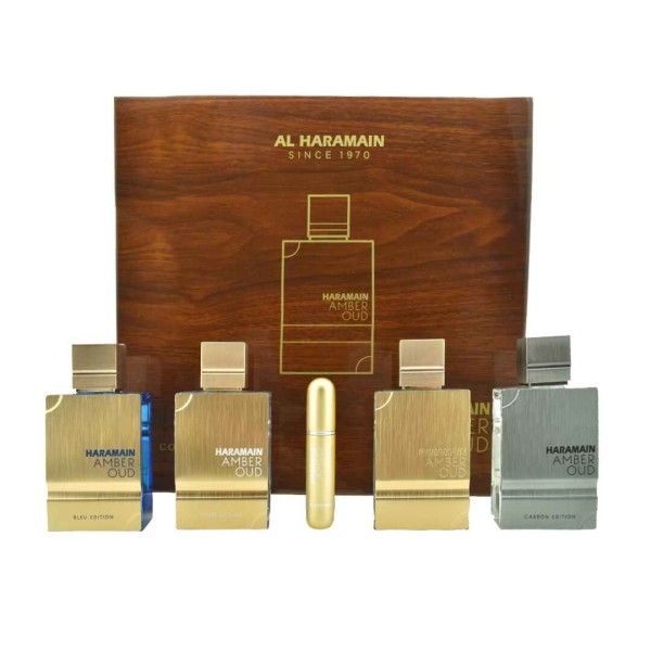 Al Haramain Amber Oud Collection EDP 4 x 60 ml + Refillable Bottle