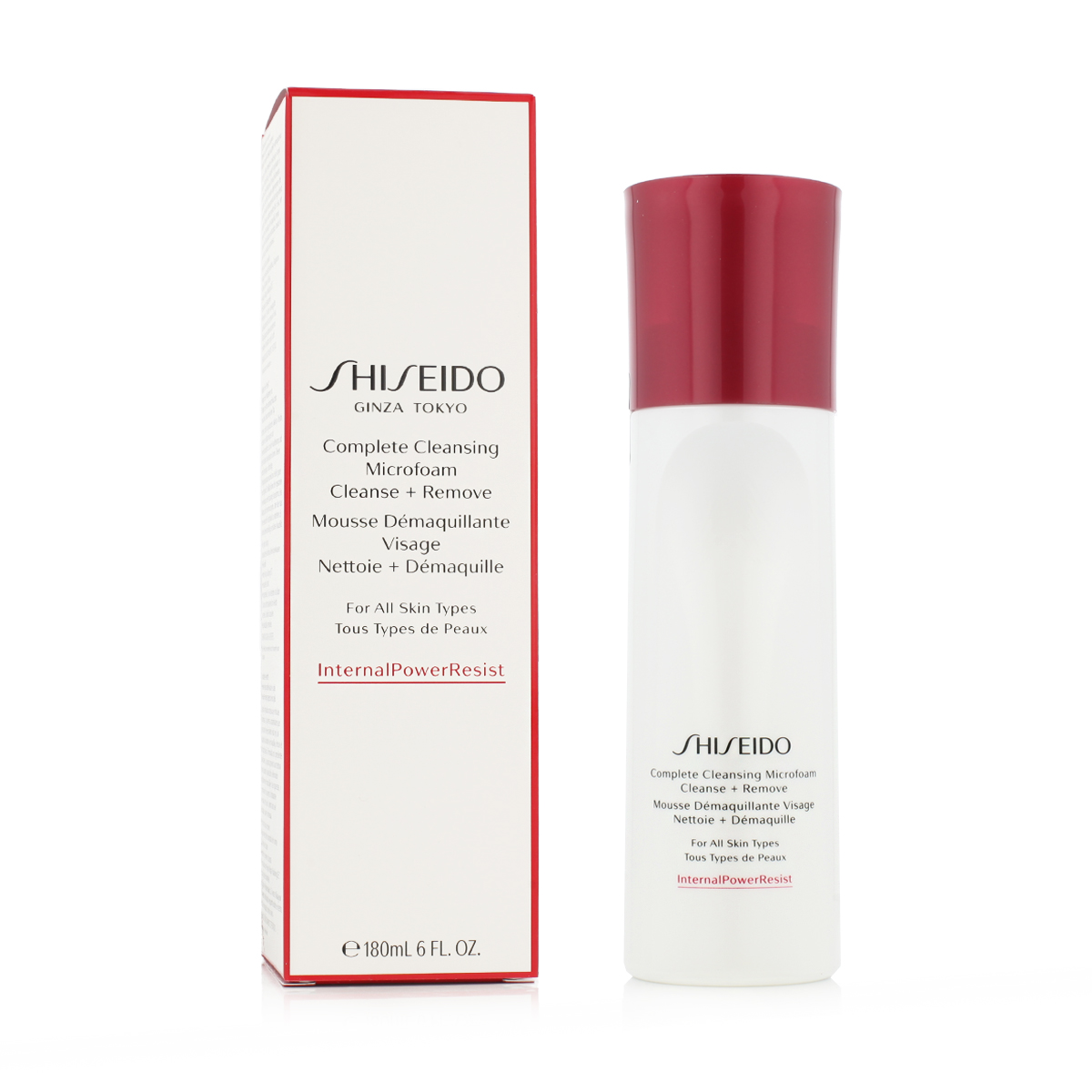 Shiseido Defend & Prepare Complete Cleansing Microfoam – Reinigungsschaum Fürs Gesicht, 180ml
