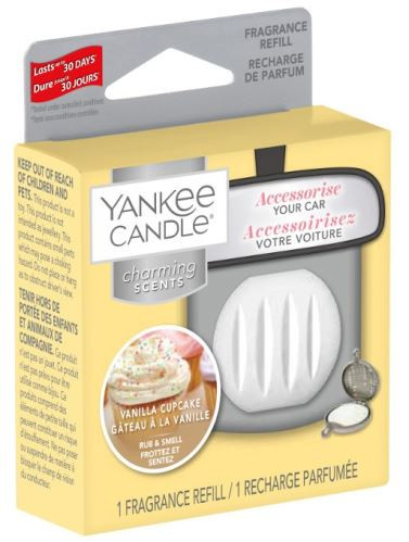 Yankee Candle Car Charming Scent Vanilla Cucpcake refill