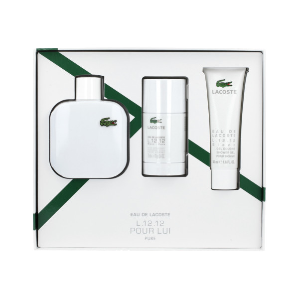 Lacoste Eau de Lacoste L.12.12 Blanc EDT 100 ml + DST 75 ml + SG 50 ml
