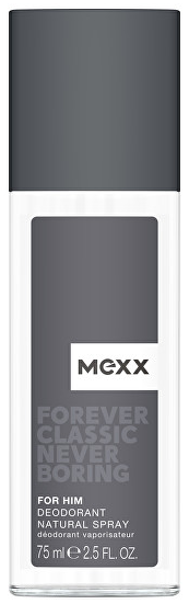 Mexx Forever Classic Never Boring For Him Deodorant in glass 75 ml