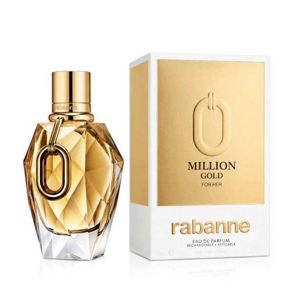 Rabanne Million Gold For Her Eau De Parfum Refillable 90 ml