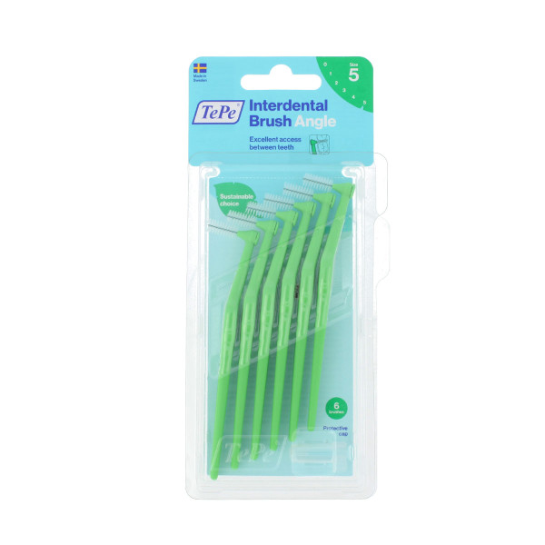 TePe Angle Interdentalbürste 5 Green (0,8 mm) 6 Stück