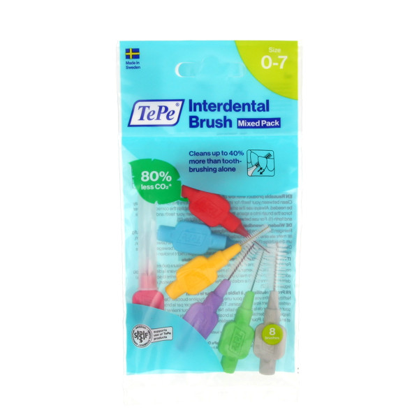 TePe Original Interdental Brushes Mix 8 Stück