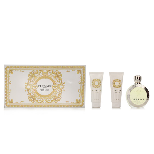 Versace Eros pour Femme EDT 100 ml + SG 100 ml + BL 100 ml + Cosmetic bag