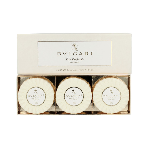 Bvlgari Eau Parfumée au Thé Blanc Perfumed Soap 3 x 150 g