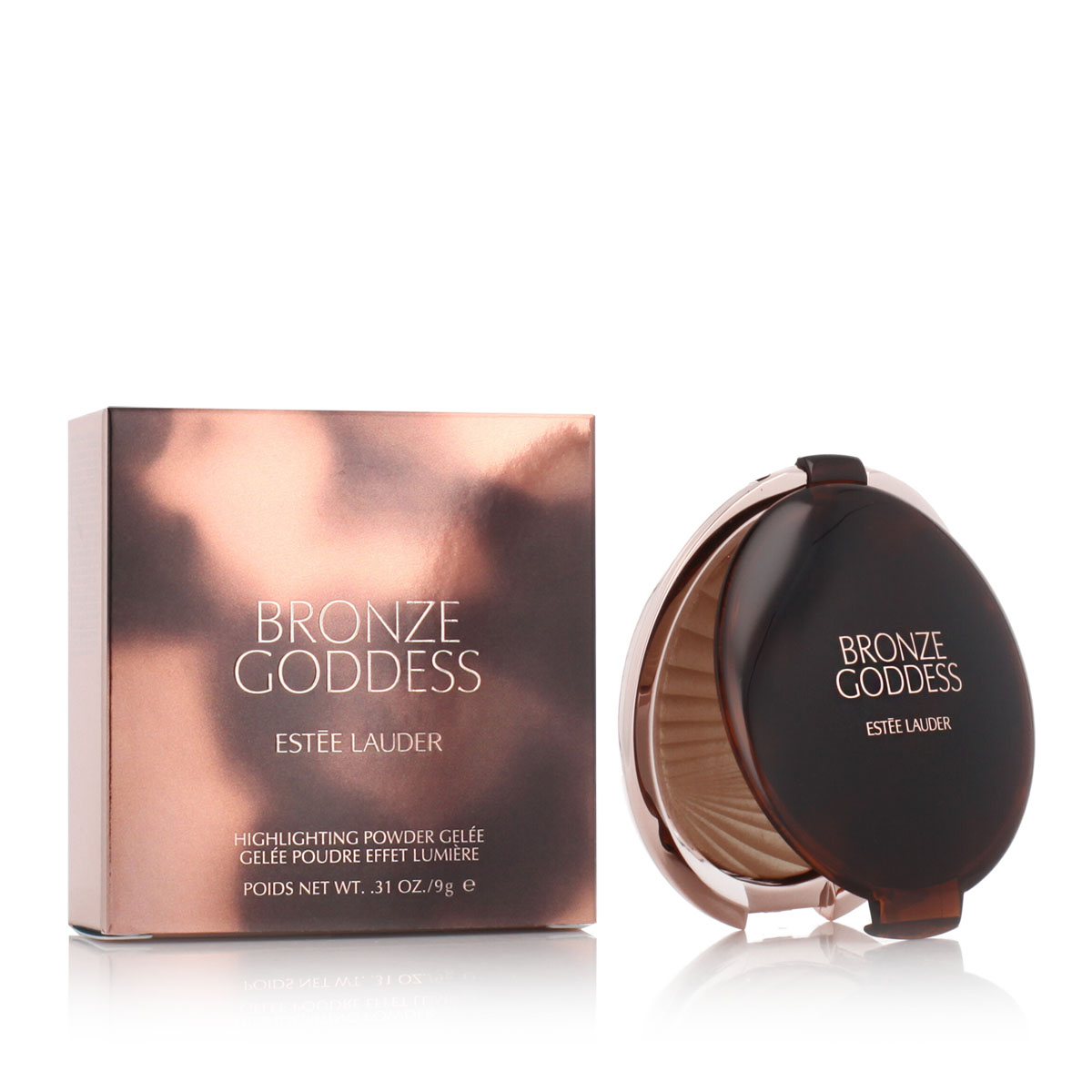 Estée Lauder Bronze Goddess Highlighting Powder Gelée (01 Heat Wave) 9
