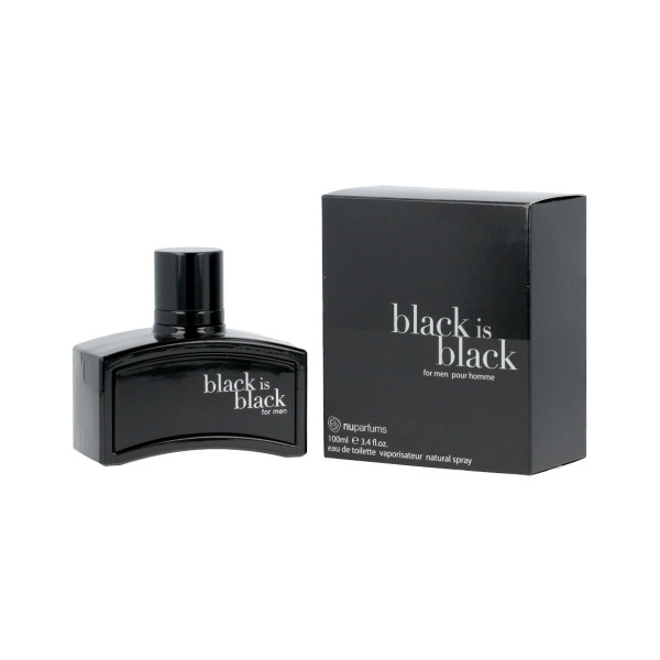 Nuparfums Black Is Black for Men Eau De Toilette 100 ml