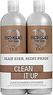 Tigi Bed Head Men Clean Up Shampoo 750 ml + Peppermint Conditioner 750 ml