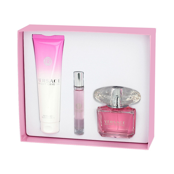 Versace Bright Crystal EDT 90 ml + EDT MINI 10 ml + SG 150 ml