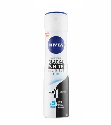 Nivea Invisible Black & White Pure Antiperspirant 150 ml